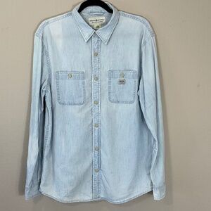 Denim & Supply by Ralph Lauren Light Denim Button Down Size Large